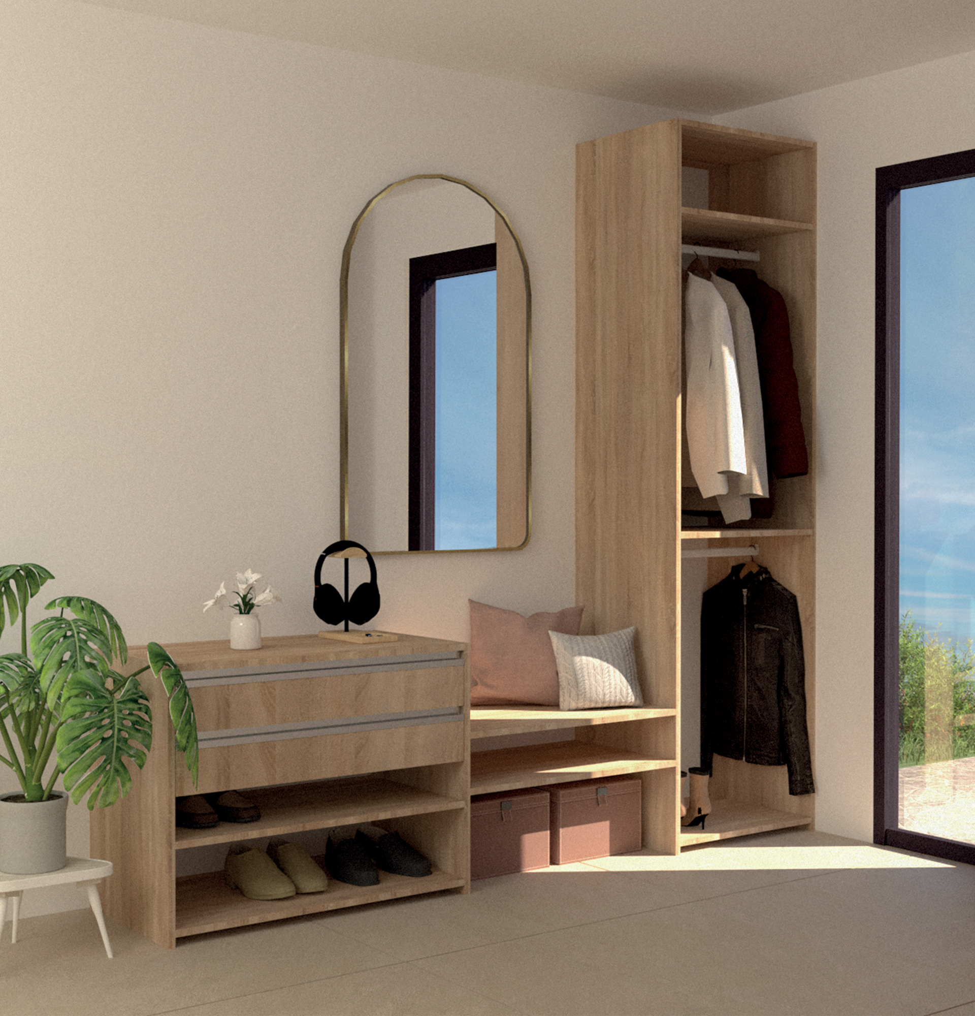 coulidoor-rangement-modulaire-blanc-caissons-tablettes image 5