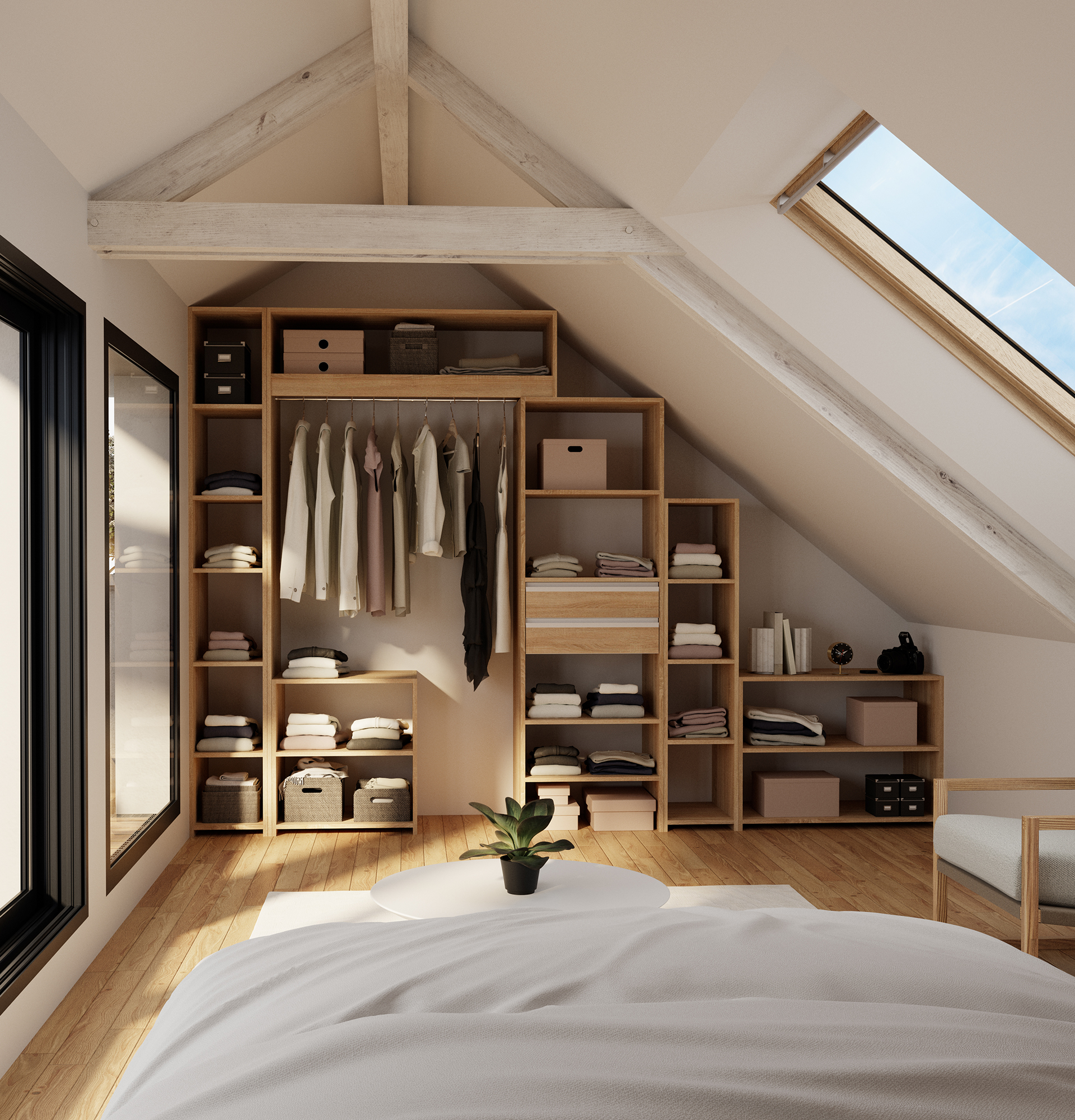 coulidoor-rangement-modulaire-blanc-caissons-tablettes image 2