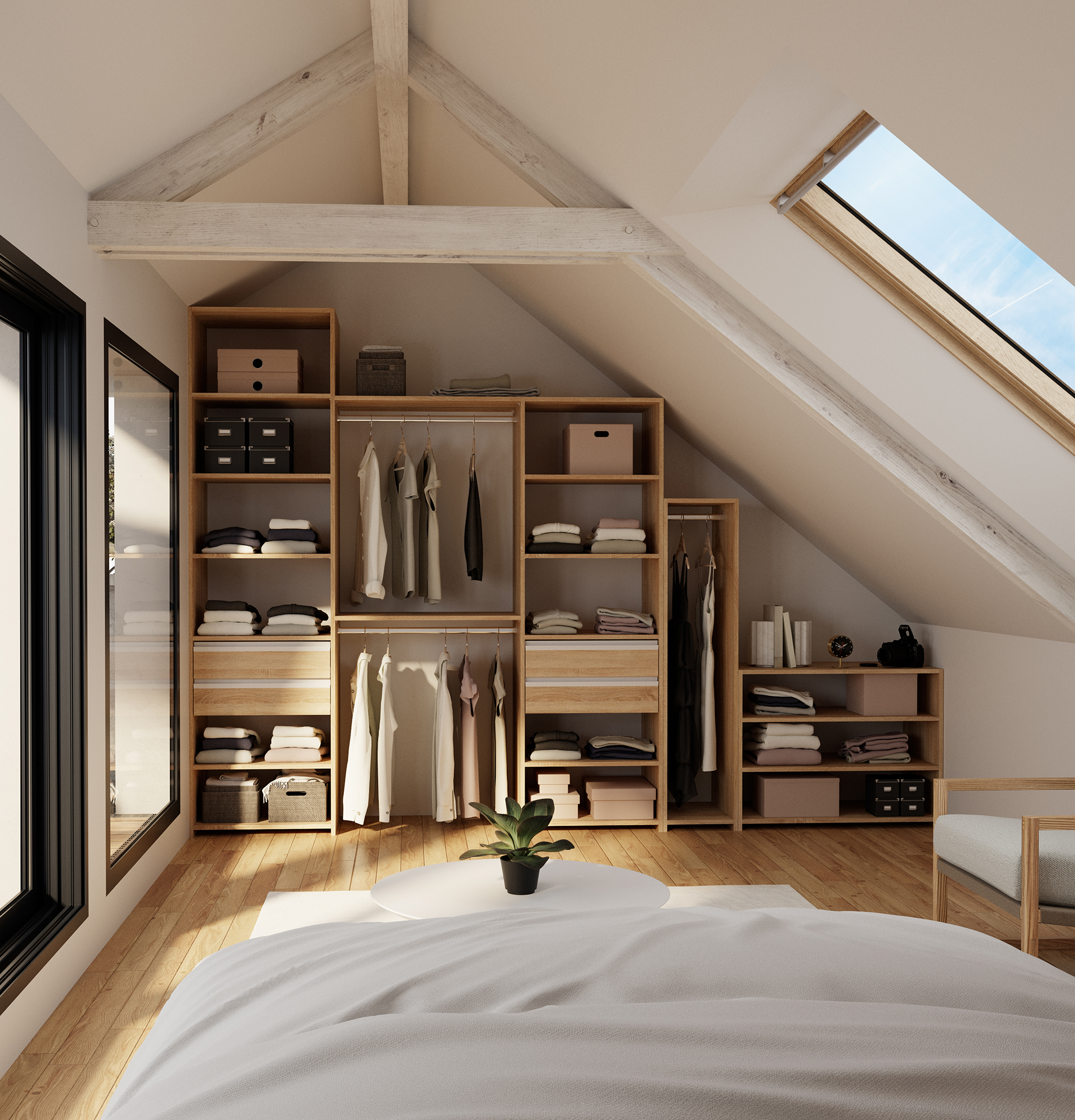coulidoor-rangement-modulaire-blanc-caissons-tablettes image 3
