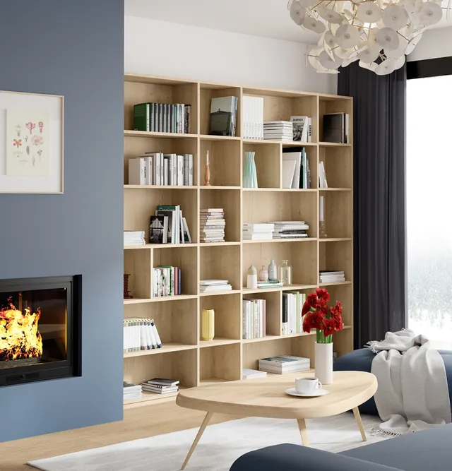 coulidoor-rangement-classique-h-2164-biblioth-que-bureau image 1