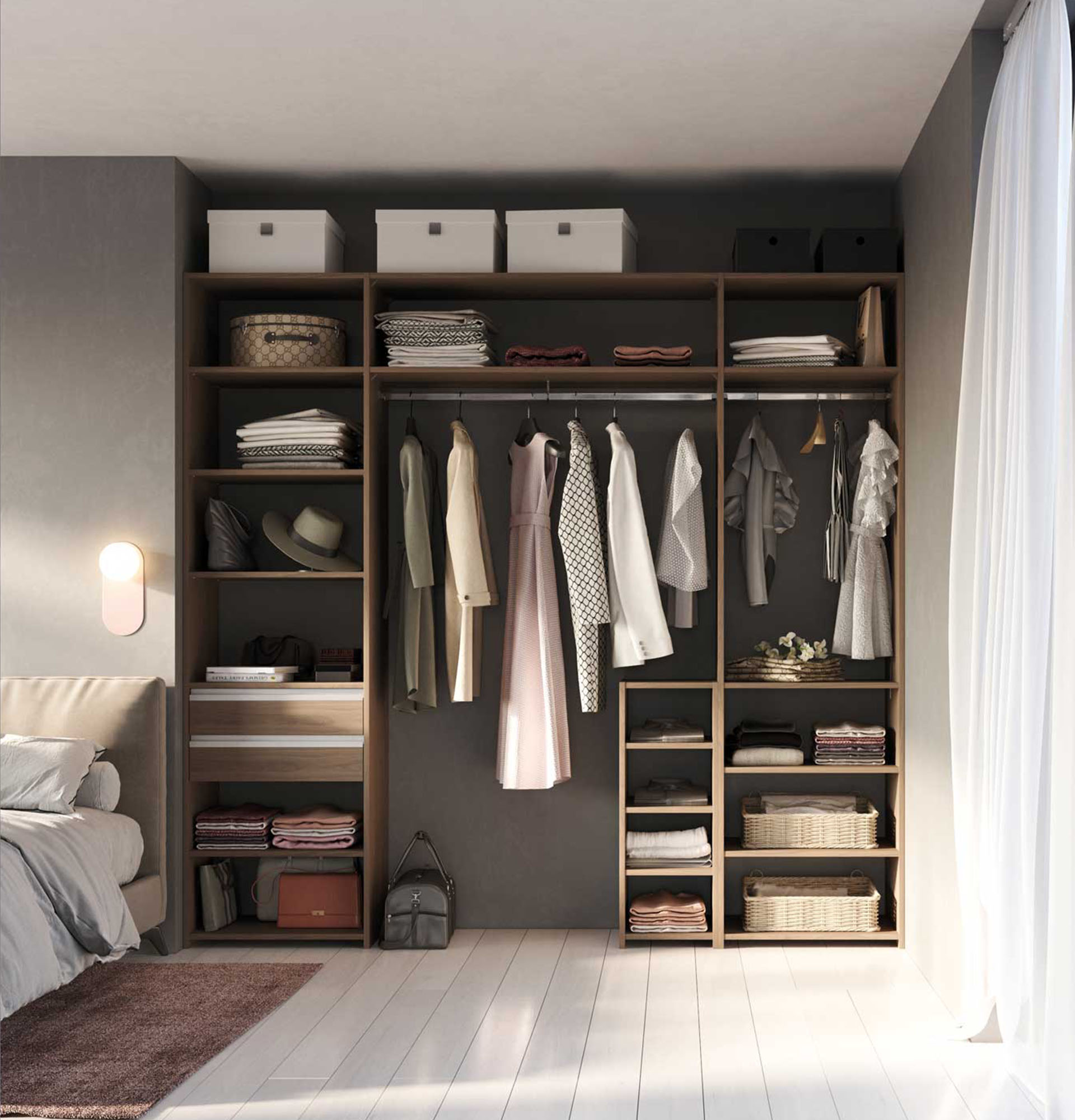 coulidoor-rangement-modulaire-blanc-caissons-tablettes image 1